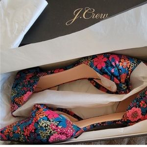 J Crew Liberty Ciara Print Knotted Floral Flats